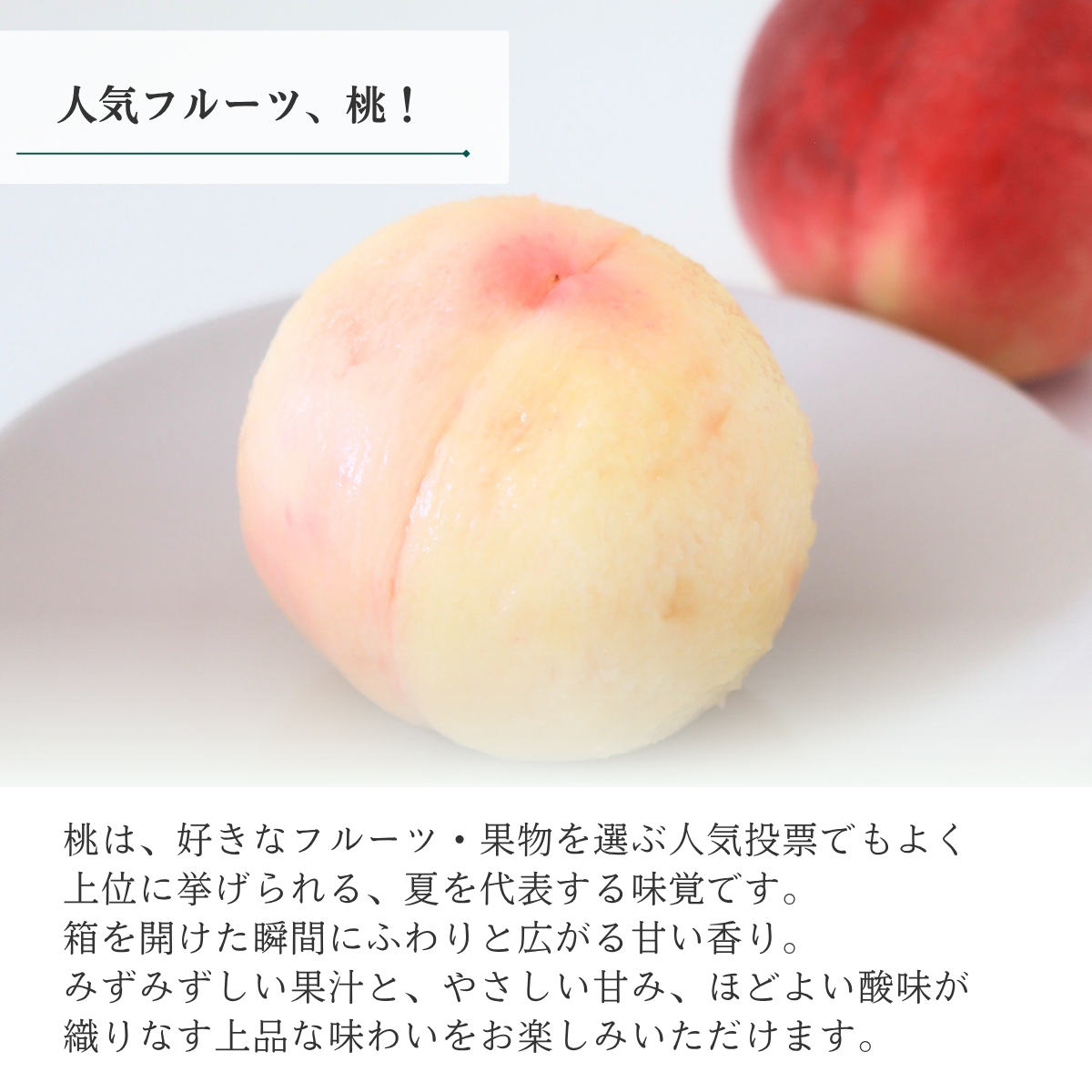 幸茜（さちあかね）特秀品【ギフト品質の桃】世界農業遺産認定の山梨県甲府盆地峡東地区から直送の商品画像 4
