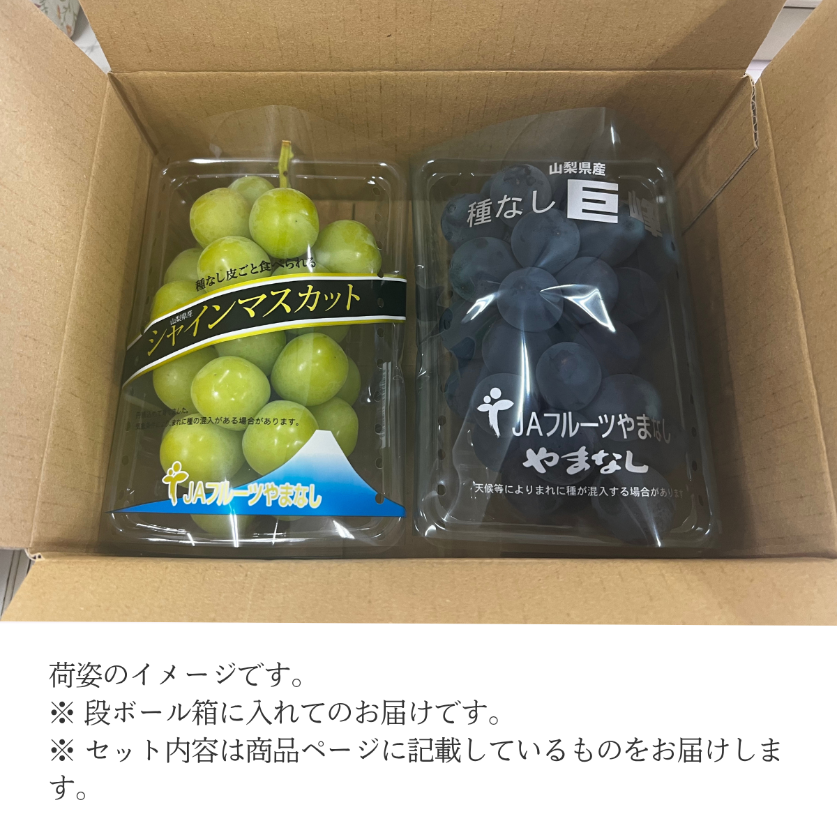 【ご家庭用】山梨ぶどうセット　黒・赤【巨峰×サンシャインレッド】の商品画像 12